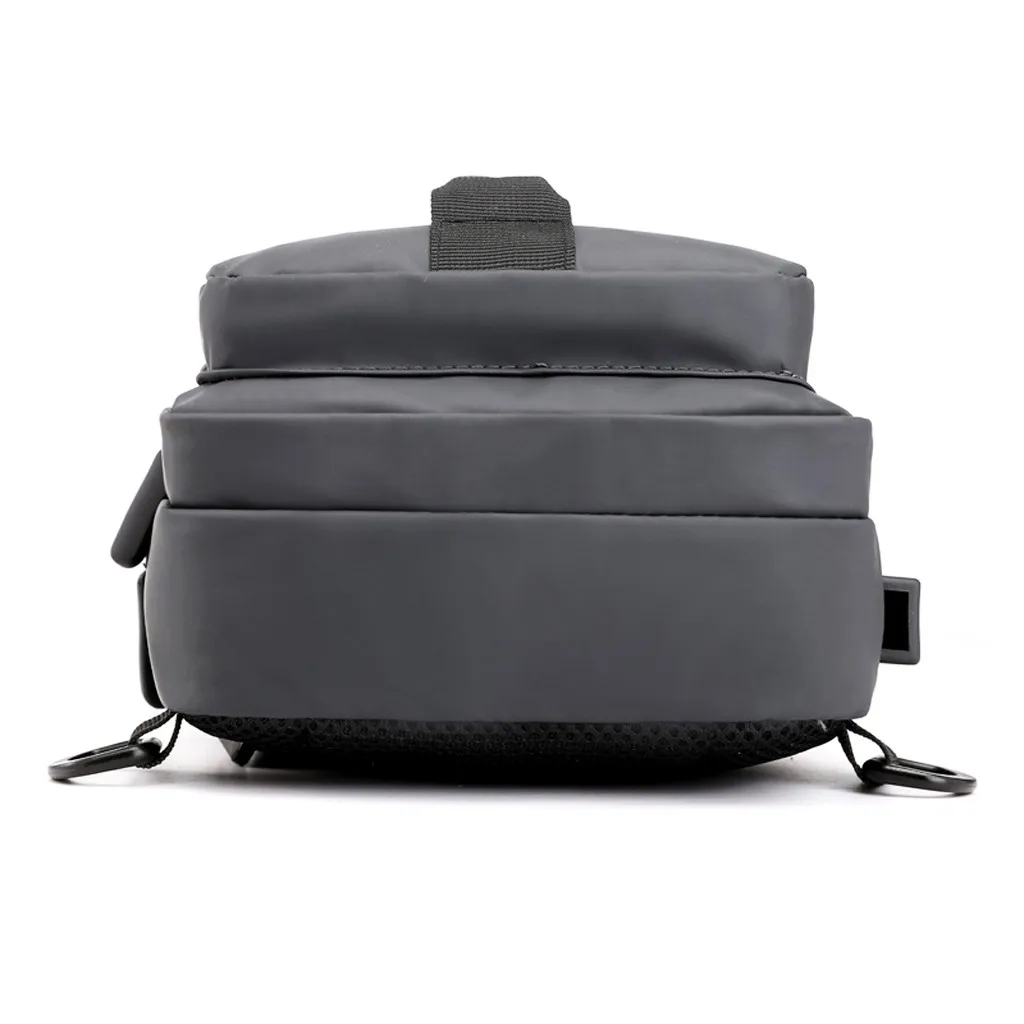 Высококачественная модная парусиновая Мужская модная уличная оксфордская USB Универсальная сумка через плечо сумка-мессенджер нагрудная сумка банка#67