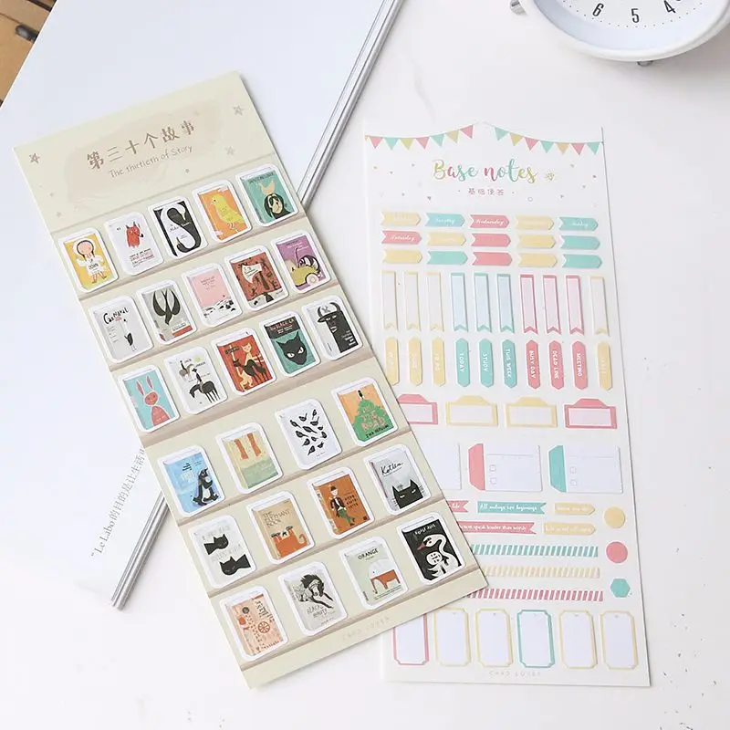 

1PC Vintage Stickers Retro Decorative PVC Stickers Scrapbooking Label DIY Diary Stickers Escolar Papelaria