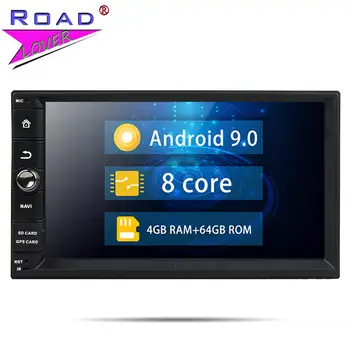 

Head Unit Android 9.0 Car PC GPS Radio For Honda Civic Ford Fiesta Toyota Corolla Citroen C4 Opel Insignia VW Polo Stereo NO DVD