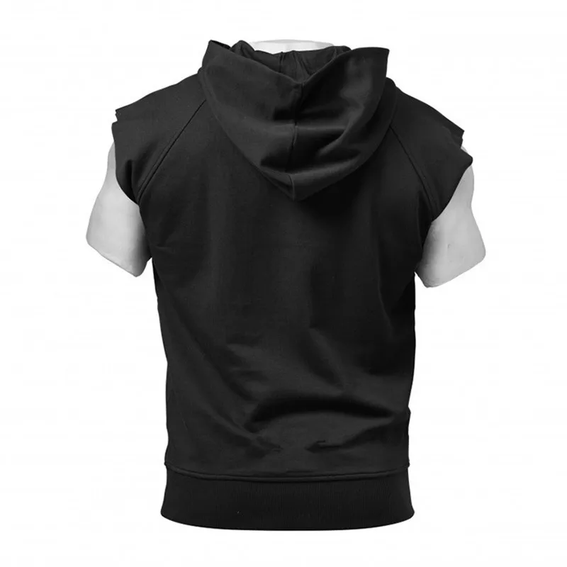 2019 новая брендовая одежда для спортзала мужская хлопковая толстовка с завязками майка для бодибилдинга майка для тренировки мужская