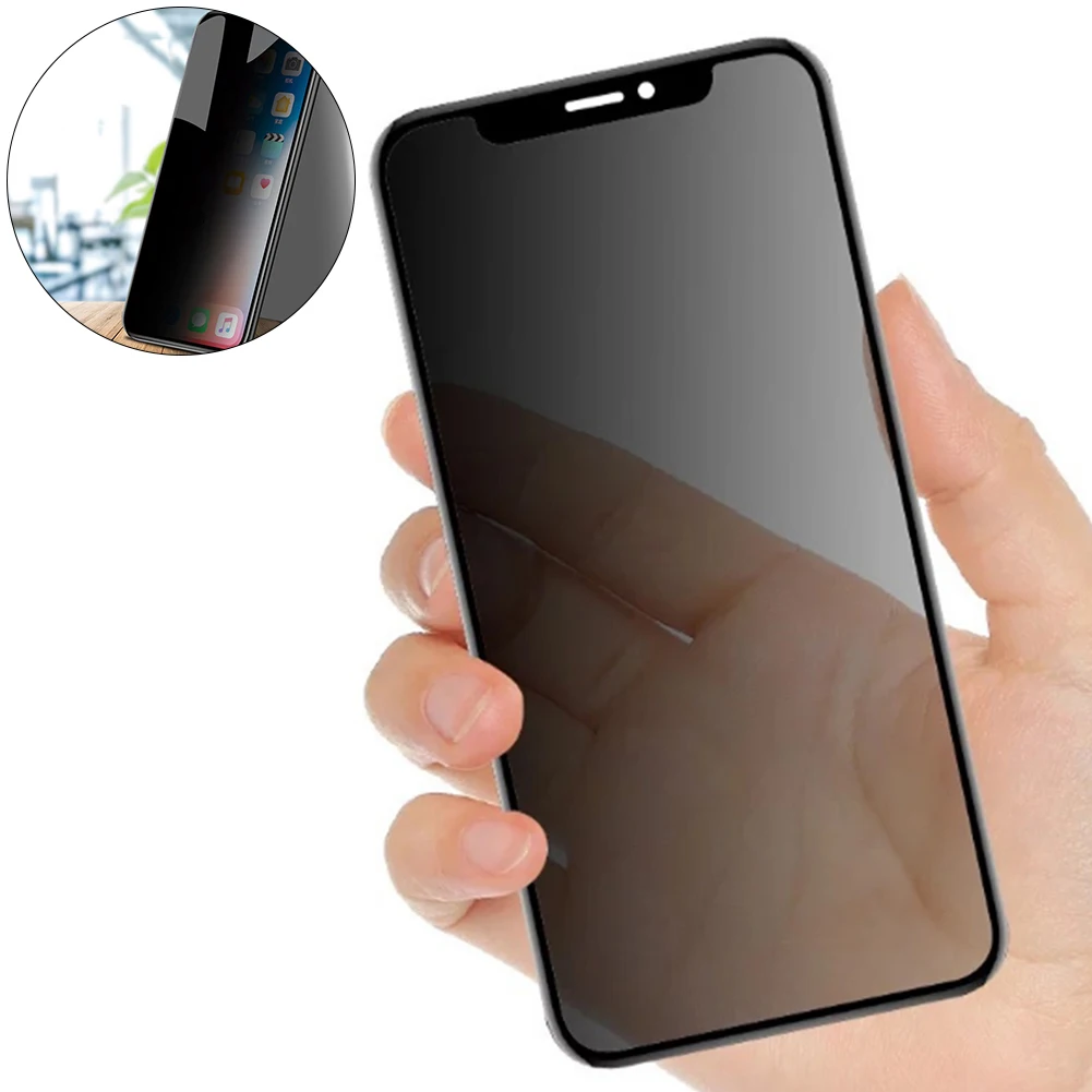 

Anti-peeping Tempered Glass Screen Protector For iPhone XS MAX XR X Anti Glare Full Privacy Protection Film For iPhone 7 8 Plus