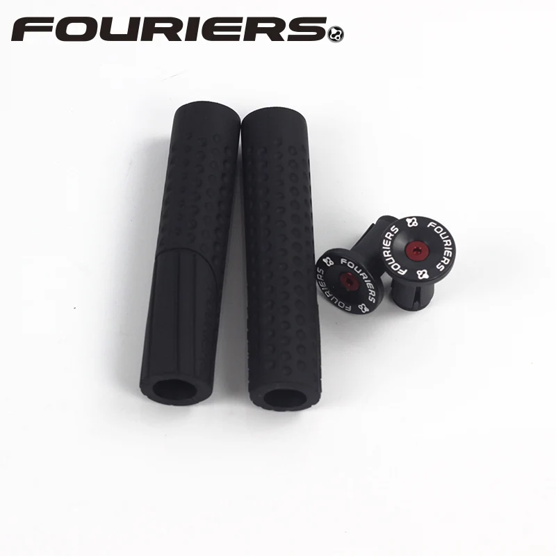 Fouriers Hand Grip Bike MTB Silicone Rubber Foam Handlebar Grips Anti