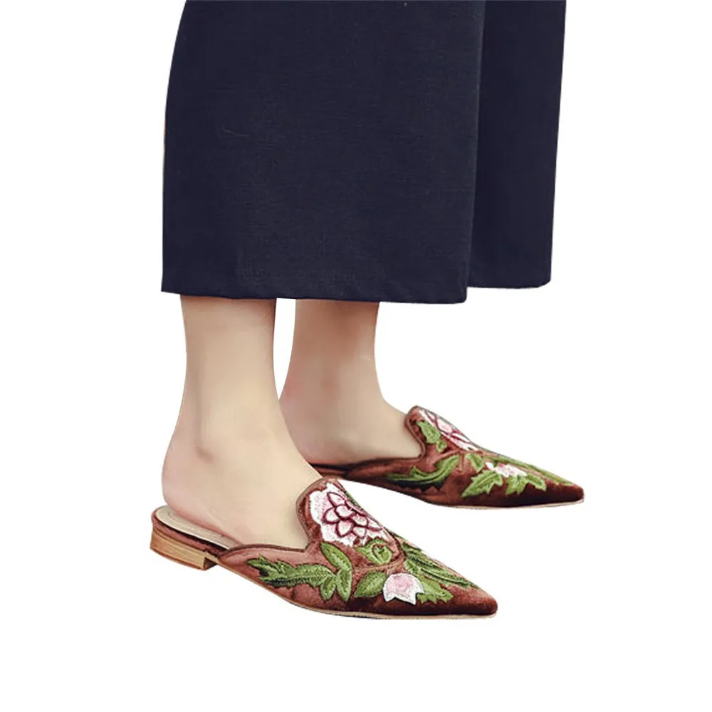 Flat Shoes Women mule slipper 2018 Home Slippers Women Christmas81