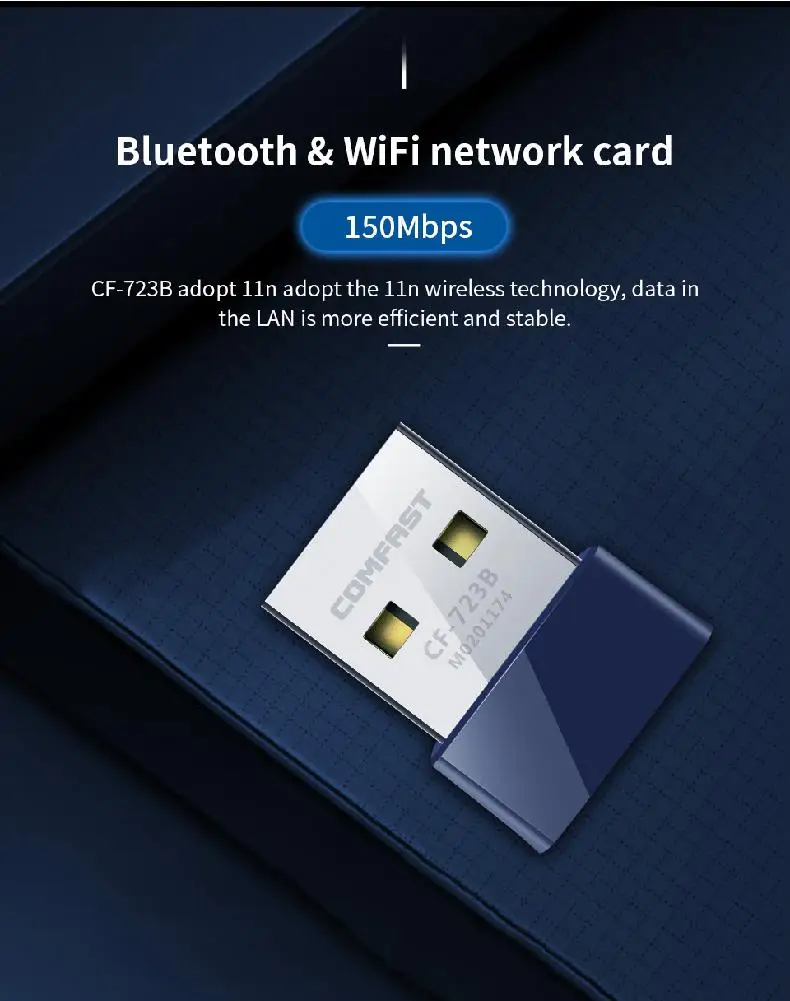 COMFAST 723B Bluetooth 4,0 Настольный передатчик приемник USB беспроводная сетевая карта