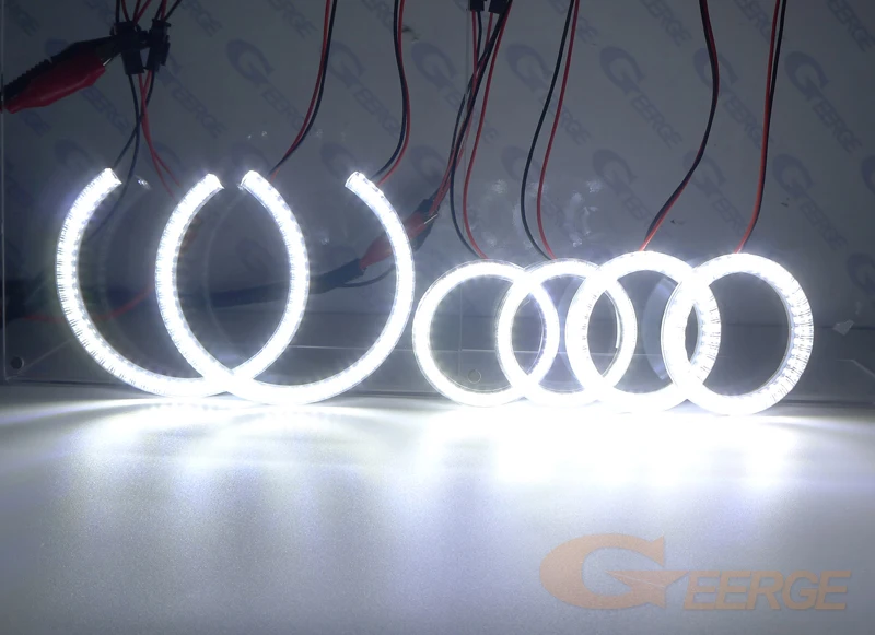 Для Scion TC 2008 2009 2010 отличный 6 шт. led angel eyes кольца супер яркие 3528 SMD led angel eyes kit DRL