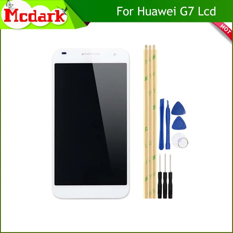 ЖК-экран для Huawei G7 G7-UL20 5 дюйма Сменные аксессуары ЖК-дисплей + сенсорный экран