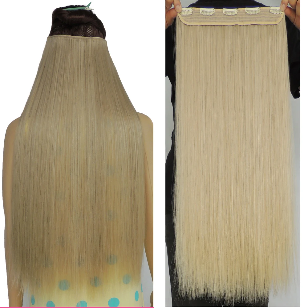 28 inch mega hair extensions straight medium blonde synthetic weave