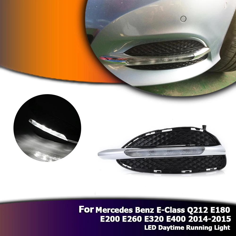 Mercedes-Benz E-Class: Daytime running lamps Mercedes-Benz E-Class: Daytime running lamps