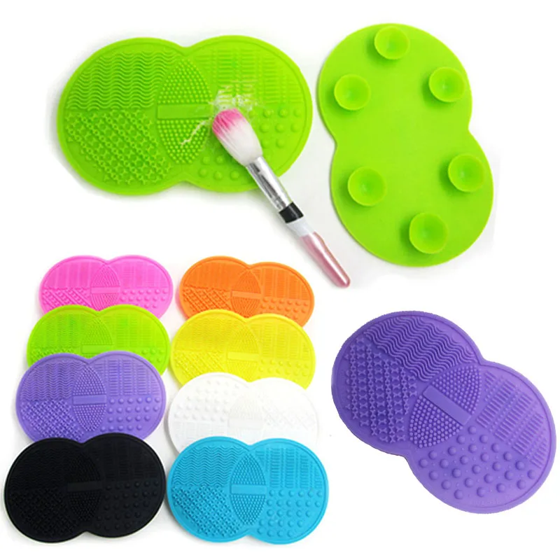 

LNRRABC New 8Colors With Sucker Professional Promotional Washing Brush Scrubber Board Brush Cleaning Mat