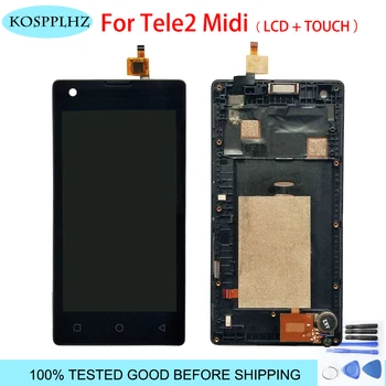 

For Tele2 Midi LCD Display Screen Monitor + Touch Screen Digitizer Sensor Panel Touchpad Replacement Assembly with frame + tools