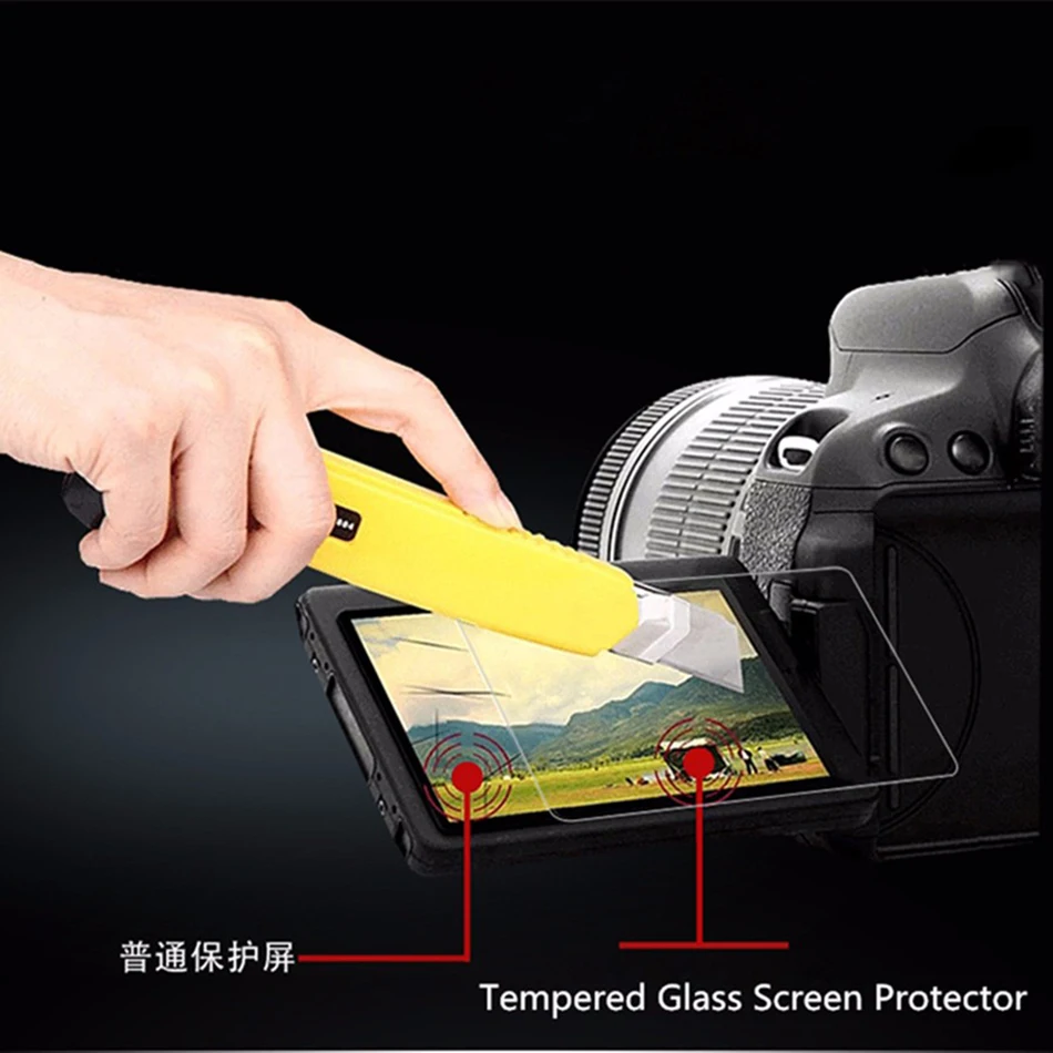 3 шт. HD закаленное Стекло Экран протектор для Nikon D500 D810 D800 D600 D610 D800E D750 ЖК-дисплей закаленное защитная пленка