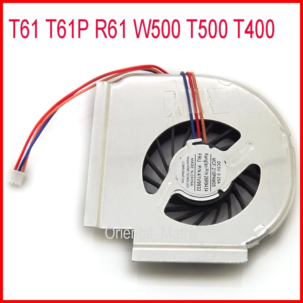 

New MCF-217PAM05 42W2461 42W2460 3PIN Cooler Fan For IBM Lenovo Thinkpad T61 T61P R61 W500 T500 T400 Laptop CPU Cooling Fan