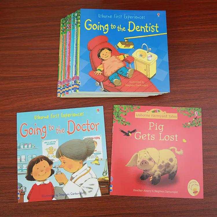 Educativos para Crianças Livros Conjunto Usborne História Imagem Farmyard Contos Bebê Famoso Inglês Livro Brinquedos 15x15 cm 20 - 7 Online shopping