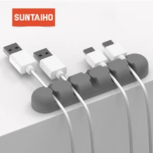 Suntaiho USB Cable Organizer Silicone Cable Winder Plug Holder Management Desk Wire Storage Device Desk Wire Organizer Earphone Suntaiho USB Cable Organizer Silicone Cable Winder Plug Holder Management Desk Wire Storage Device Desk Wire Organizer Earphone