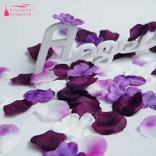 Красочная Романтические свадебные Лепестки роз пять цветов эмуляции Лепестки роз Свадебные аксессуары zh009