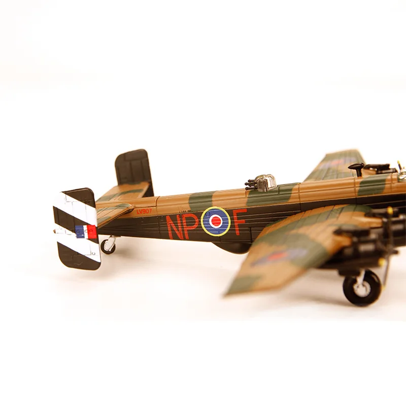 14,5*20,5*11,5 см Halifax Bomber модель Второй мировой войны модель самолета литье под давлением военный сплав законченный Halifax Масштаб Модель 1:144