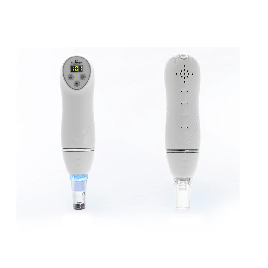 

New Portable Digital Diamond Dermabrasion Pen Vacuum Skin Peeling Beauty skin clean Remove blackheads skin whiteningDevice