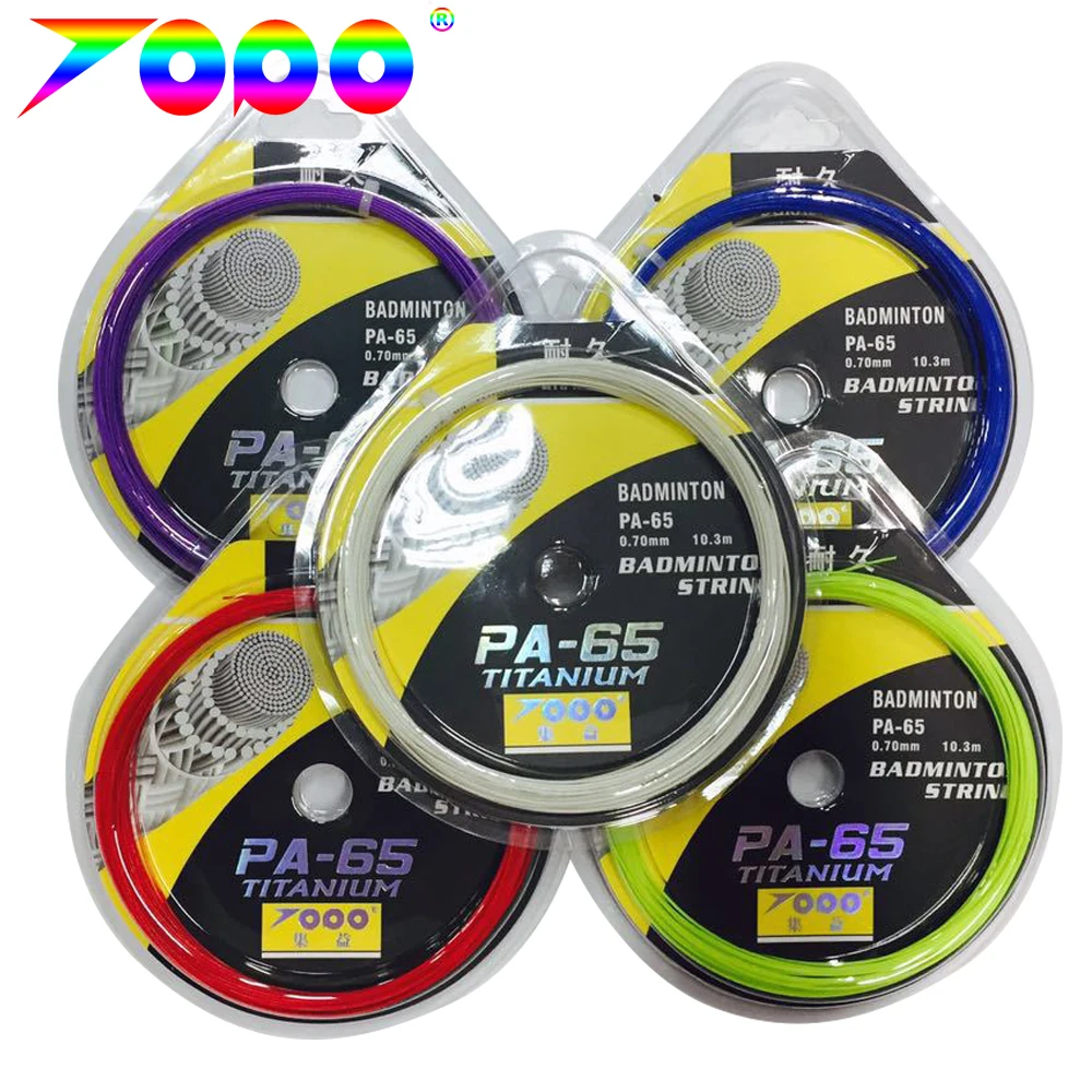 

Free shipping(10pcs/lot)PA65/BG65 Badminton String/Badminton Racket /Badminton Racquet(10M)