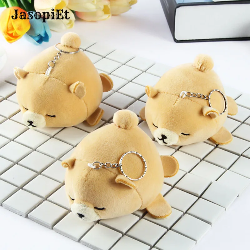JasopiEt 1 шт. плюшевая игрушка кукла милый белый медведь Мини Подвеска сумка