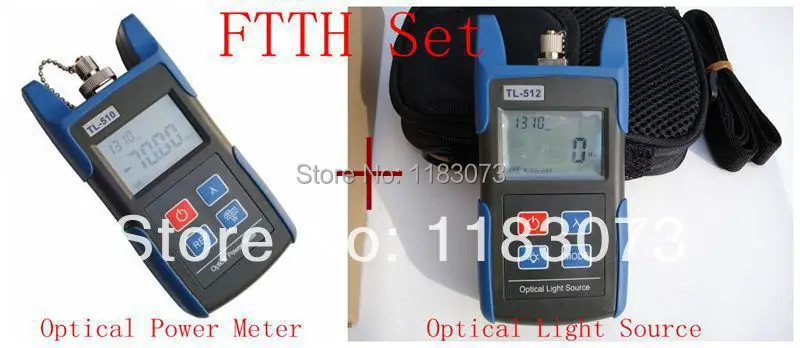 

FTTH Set T FTTH Optical Multimeter Optical Power Meter TL510A -70~+10dBm and TL512 Optical Light Source Fiber Equipment