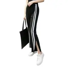 Лучший! 2019 New Yfashion Женские повседневные брюки с широкими штанинами Лучший!