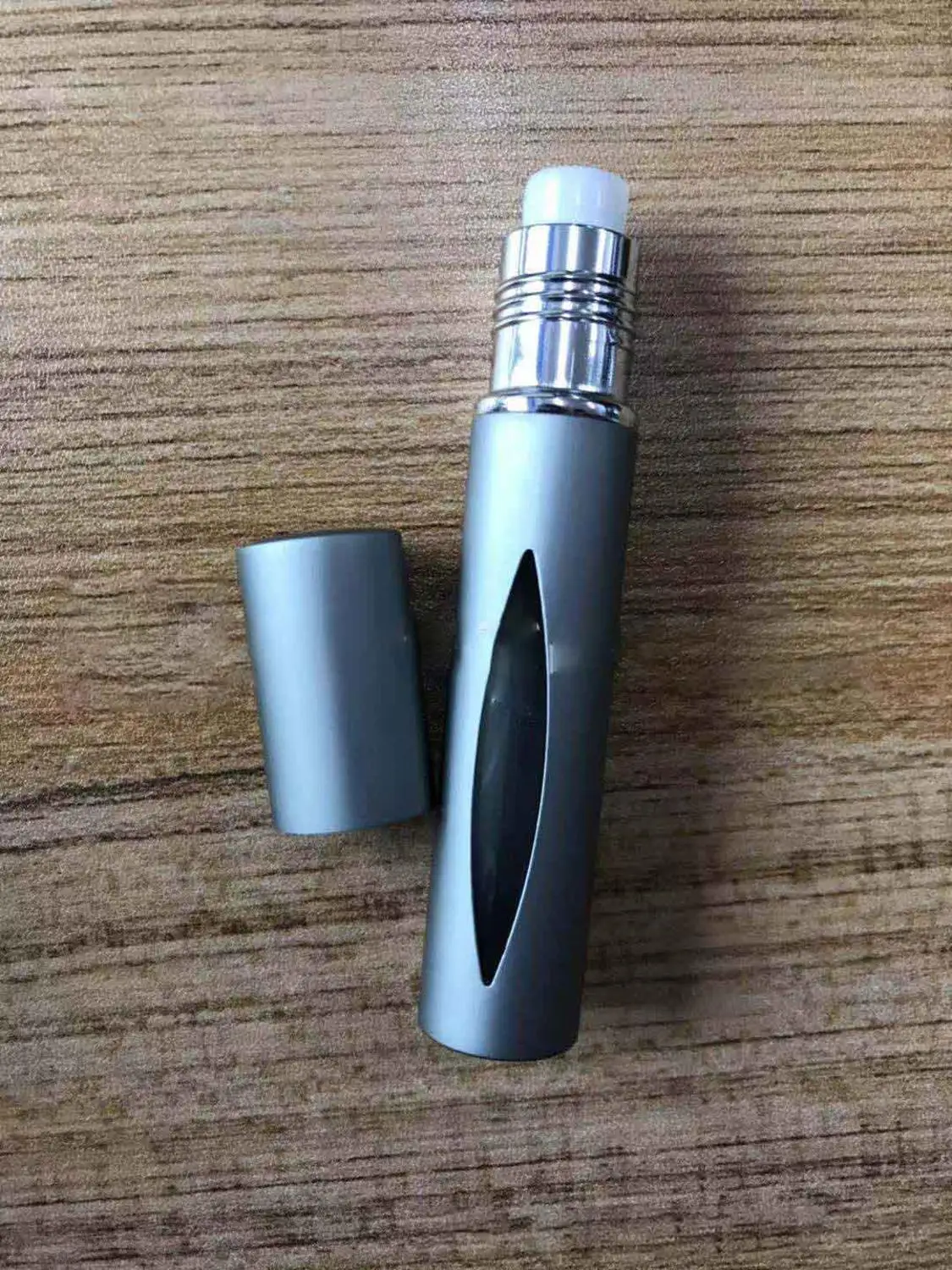 MUB-10ml алюминиевый флакон для духов стальная рулонная бутылка эфирного масла Мини Путешествия многоразового чехол удобное косметическое масло бутылки - Цвет: Синий