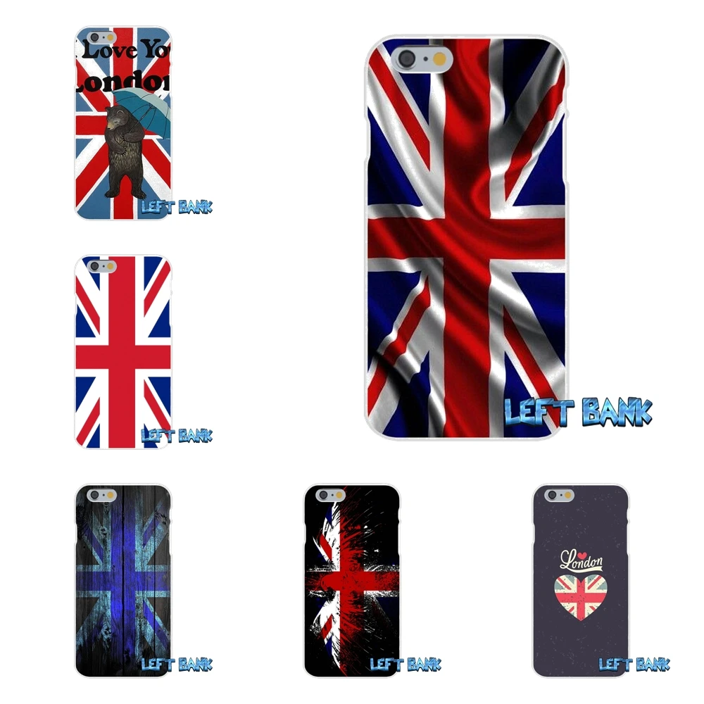 Для iPhone X 4 4S 5 5S 5C SE 6 S 7 8 плюс британского флага Юнион Джек мягкий силиконовый чехол