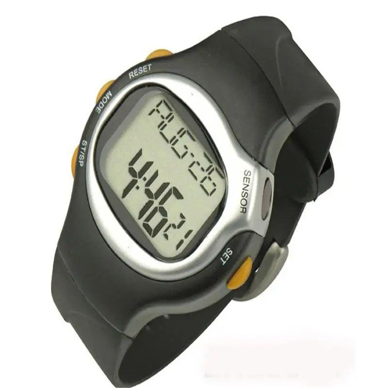 NEW Black Dial Calorie Counter Pulse Heart Rate Monitor High quality Wristwatches Sport Exercise Watch Square