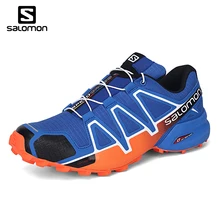 Salomon Скорость Крест 4 CS для мужчин Уличная обувь спортивные кроссовки спортивные дышащие solomon Cross мужской zapatillas Hombre