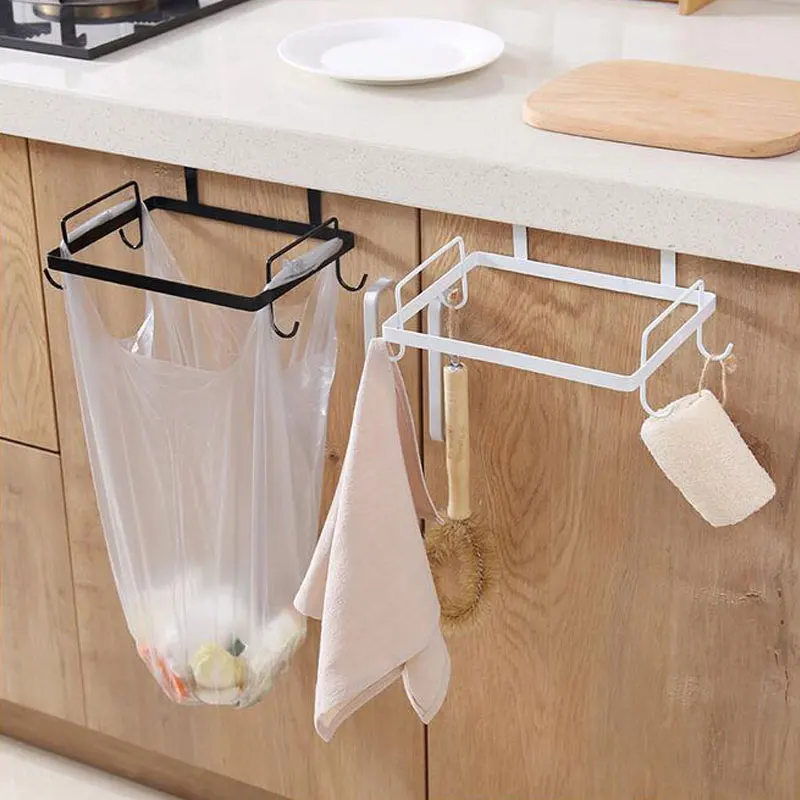 New Stainless Steel Kitchen Rubbish Bag Storage Holders Racks