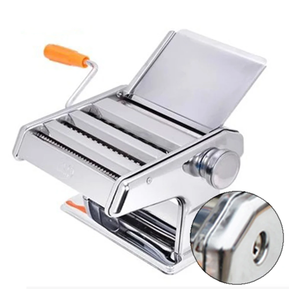 

2019 New Useful Portable Handmade Press Pasta Stainless Steel Craft Polymer Clay Rolling Machine Press Household Noodle Machine
