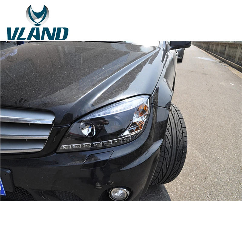 Заводская Автомобильная фара VLAND для W204 2007 2008 2009 2010 C180 C200 C300 светодиодная H7