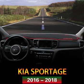 

1X Car Dashboard Center Console Cover Dash Mat Protector Sunshield Cover Accessories Styling For Kia Sportage QL 2016 2017 2018