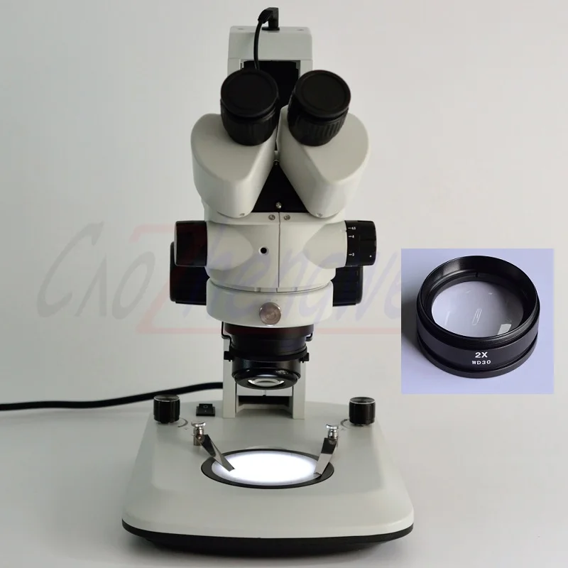 

Free Shipping FYSCOPEStereo Zoom Binocular Microscope 7X-90X Track Stand Binocular Microscope with Dual LED Lights