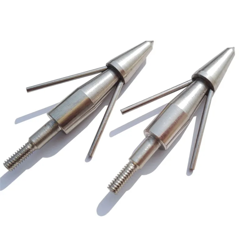 3pcs Bowfishing Broadheads Archery Bow Fishing Hunting Arrow Head Tips