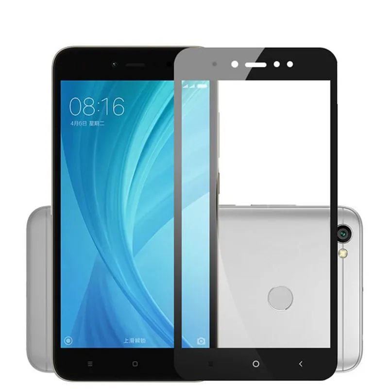 Full Cover Tempered Glass For Xiaomi Redmi Note 5A Pro