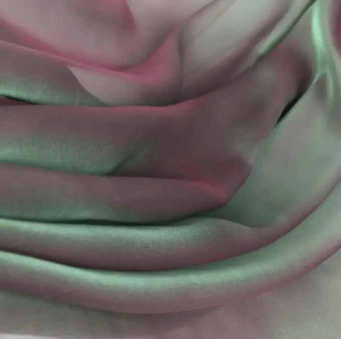 Косплей платье ткань волшебный Шелковый шифон катион сплошной цвет мягкий шелковистый 30D тонкий тканевый светильник DIY танцевальное платье ткань
