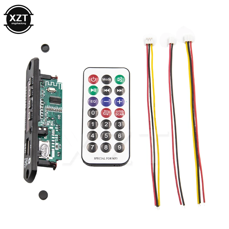 

hot sale Wireless Bluetooth 12V MP3 WMA Decoder Board Audio Module USB TF Radio For Car speaker