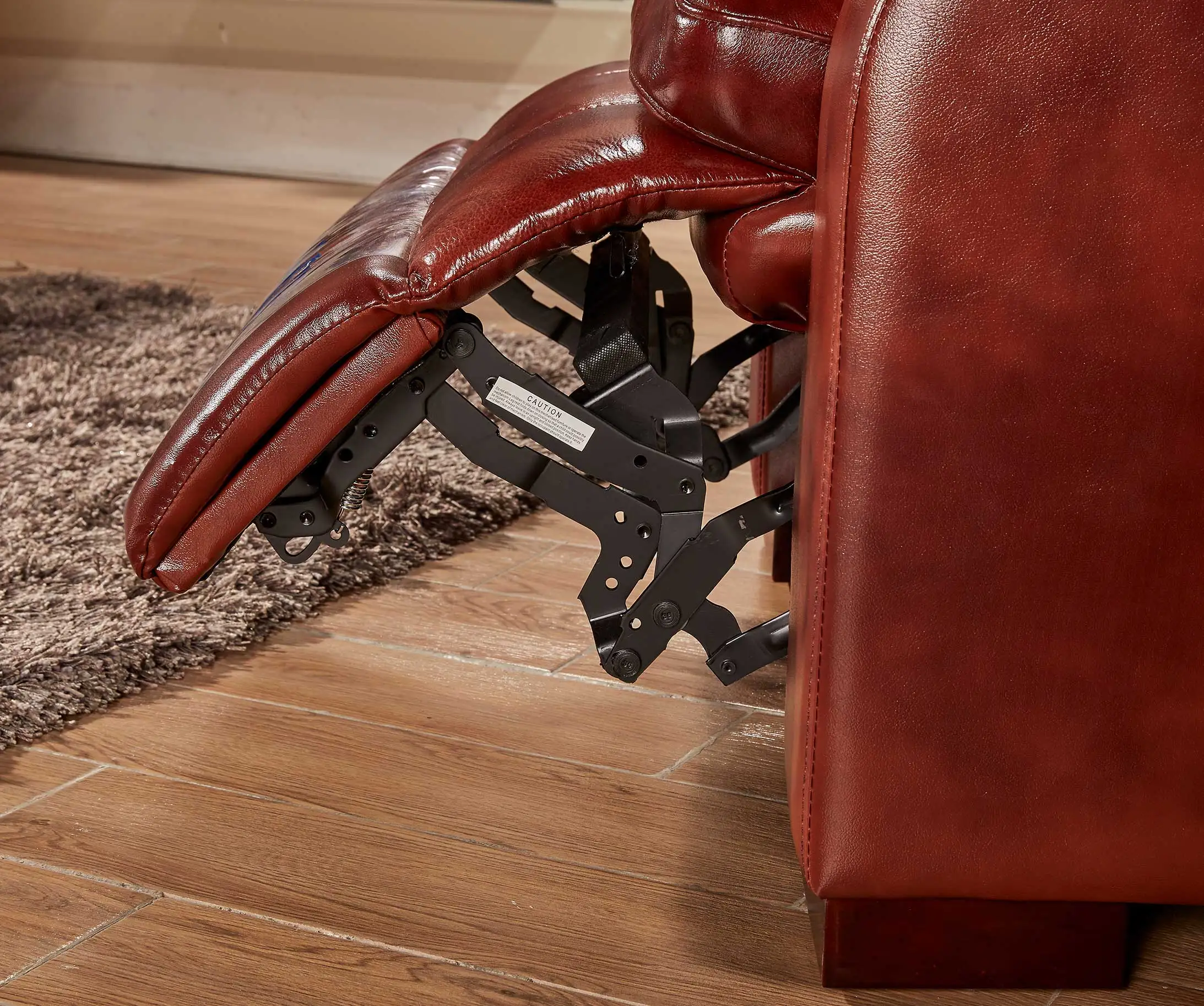 Электрический стояк из натуральной кожи, кресло с пультом дистанционного управления, наклонный диван
