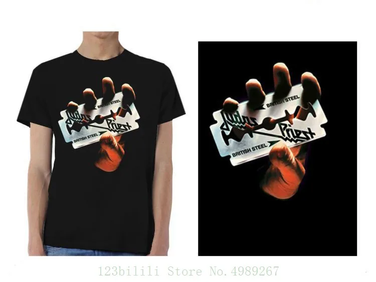 Judas Priest-британская стальная футболка M-L-Xl-2xl новая официальная H3 Спортивная Мерч