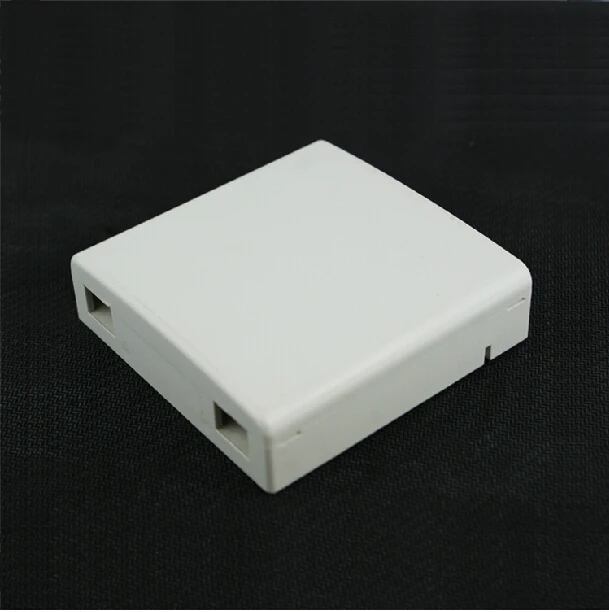 100 шт./лот FTTH волоконно-оптическая Клеммная коробка розетка панель ABS материал 86 Тип SC порт