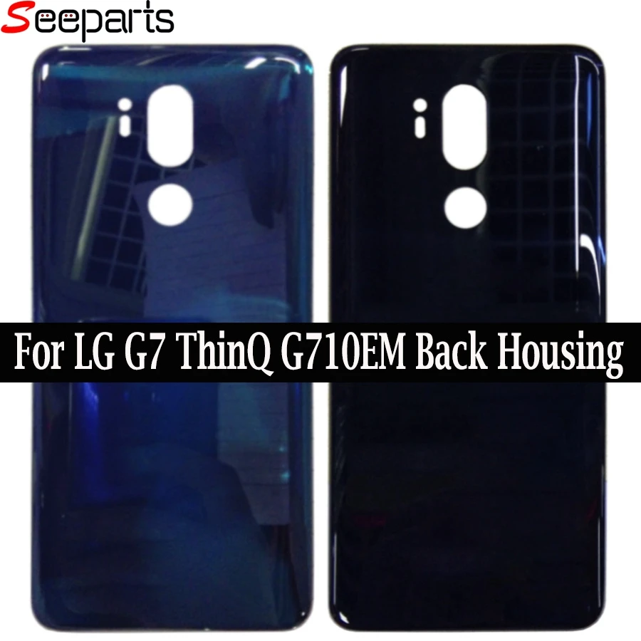 6 1 &quotдля LG G7 ThinQ задняя панель стеклянная Задняя крышка батареи для G710EM клеевые