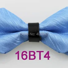 YIBEI coahella Ties новое поступление небесно-голубой галстук-бабочка однотонные полосы галстуки-бабочки алмазные кожаные пикеры Мужские взрослые бабочки