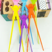 200 пара Детские палочки для еды начальное обучение палочки для еды Мультяшные животные учебные палочки для еды для взрослых и K