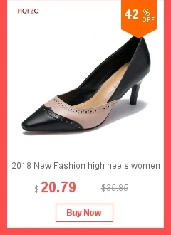 HQFZO/8,5 см; офисные женские туфли на высоком каблуке; женские туфли-лодочки с острым носком; модельные туфли; базовые туфли-лодочки; Boat zapatos mujer; Новинка года; сезон весна