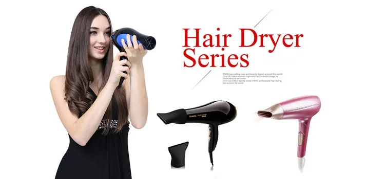 Lidar com Secador de Cabelo Secador de Cabelo Máquina de Sopro w de Alta Riwa Peso Leve Potência Difusor Styling Estilor Ferramenta Cabelo Baixo Ruído Rc-7202 2200 2 Riwa peso leve lidar com secador de