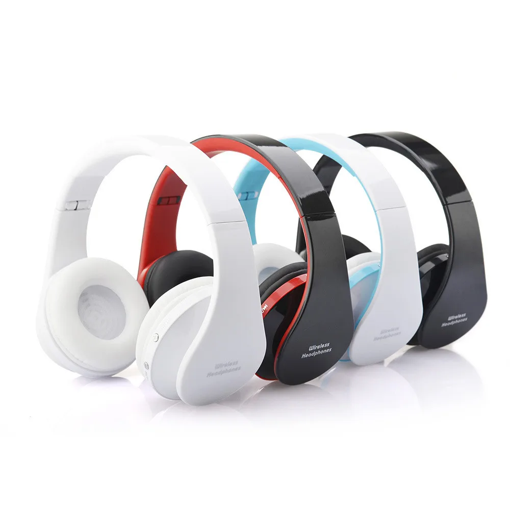 

2019 fashion Foldable Wireless Bluetooth Stereo Headset Handsfree Headphones Mic hot sale very cool *30