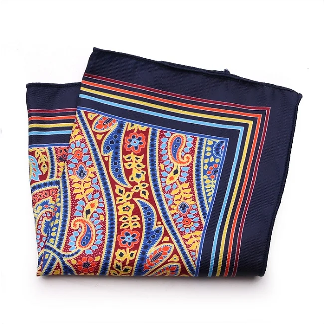 MPK-071pocket square Портной Смит дизайнер Карманный квадратный модный платок в горошек Пейсли Цветочный плед Стиль Hanky мужской костюм карманные аксессуары - Цвет: MPK-071pocket square