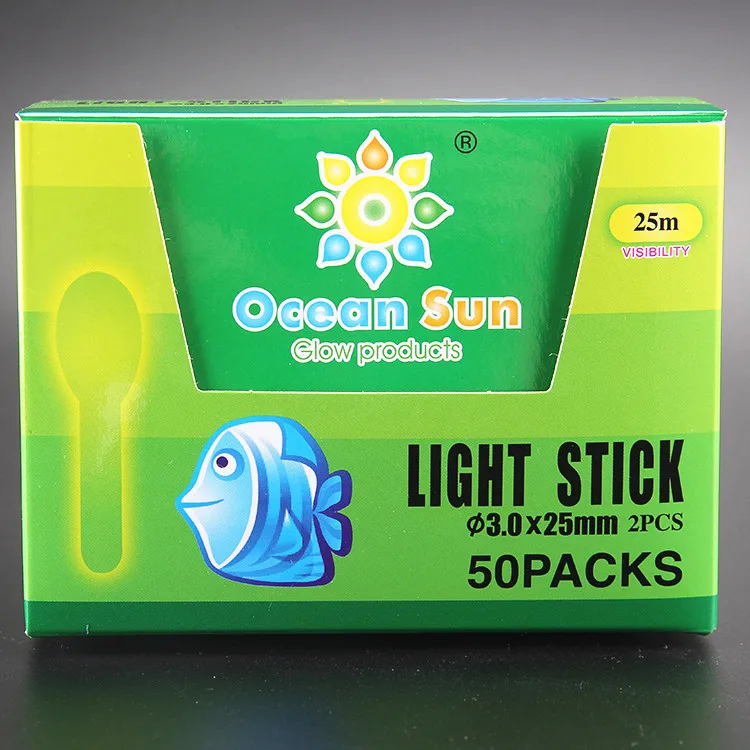 100 шт. 4 Размеры 25 м Видимый Рыбалка флуоресцентный Lightstick Поплавок Род Ночное