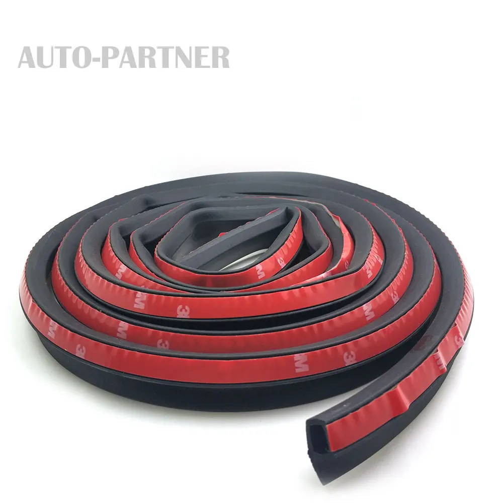 

auto rubber seals 3 Meters P Type door sound insulation weatherstrip noise insulation waterproof trim dust isolation sealing